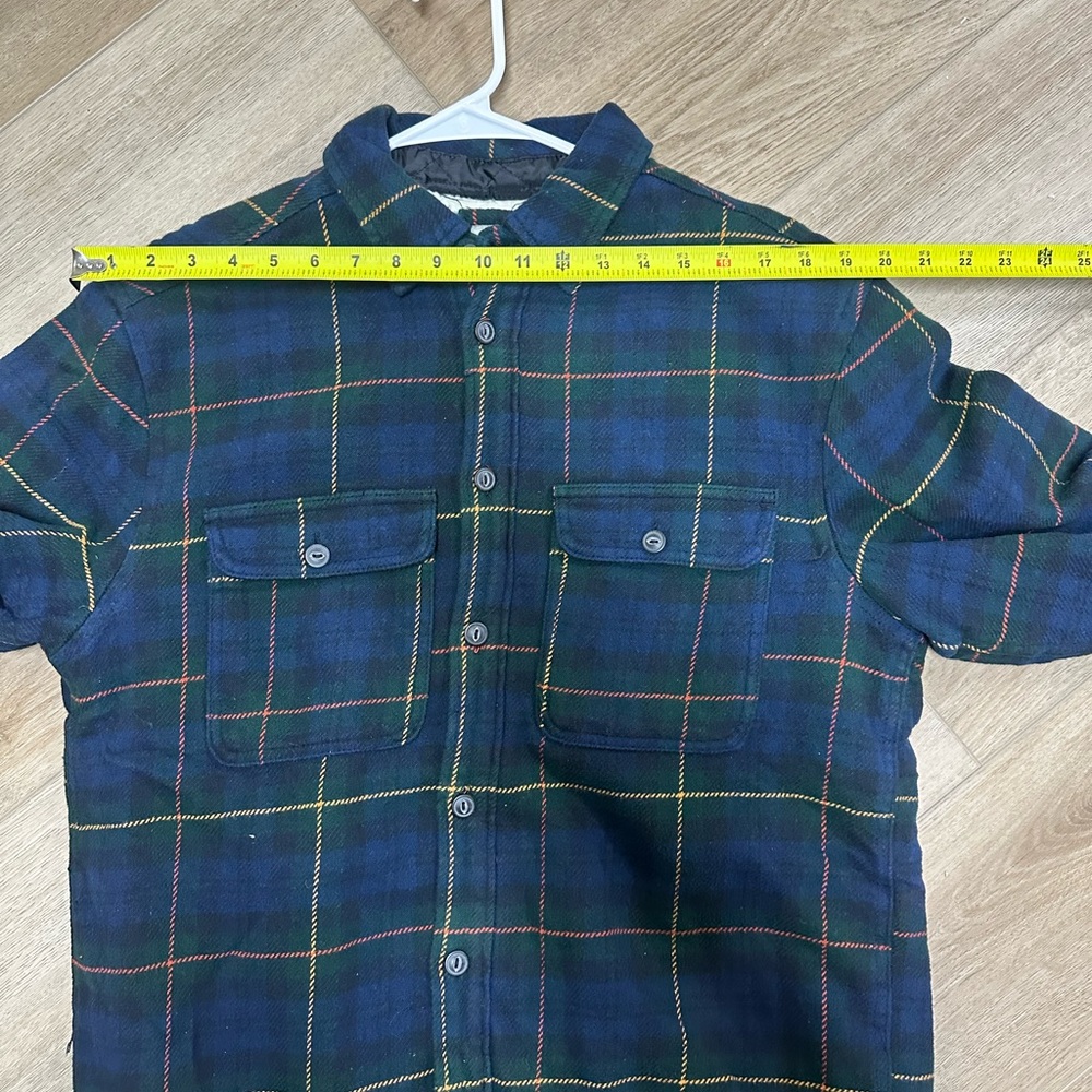 Men’s H&M Sherpa Lined Flannel Jacket - Picture 7 of 9